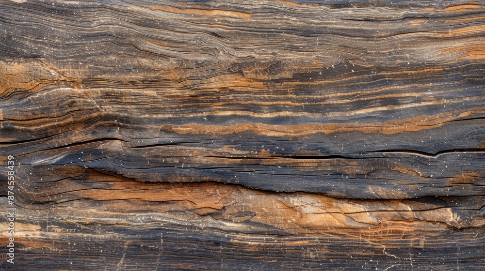 A close-up of a porcelain tile with a wood grain texture A close-up of a porcelain tile with a wood grain texture