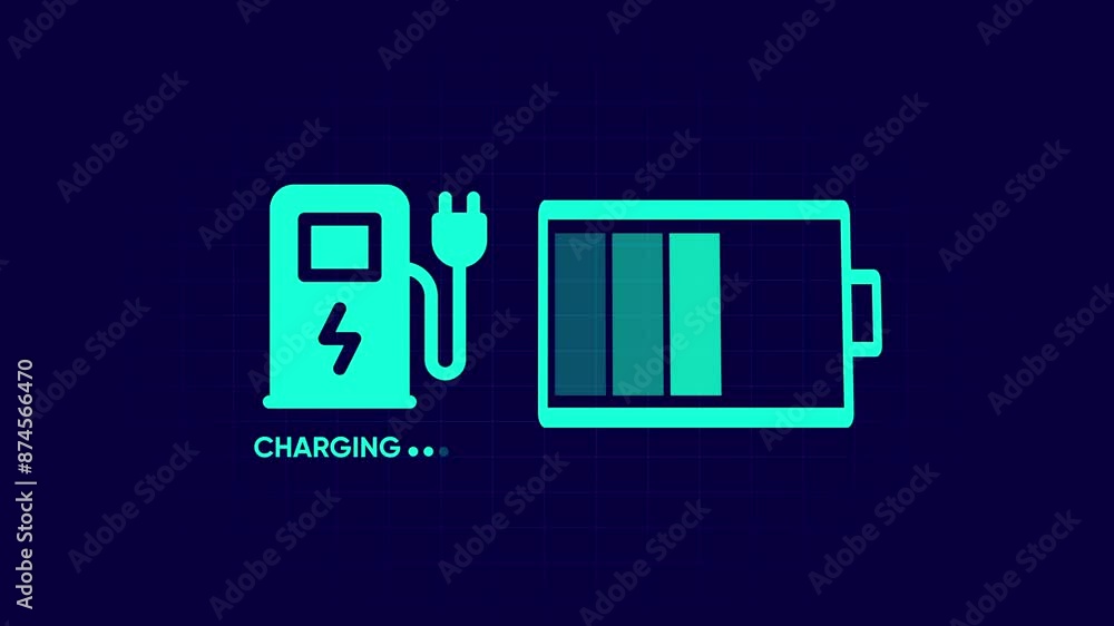 Computer Indicating Charging Degree Of Electric Automobile Accumulator Computer Indicating Charging Degree Of Electric Automobile Accumulator