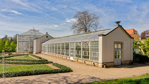 Palmenhaus im Park von Schloß Pillnitz photo