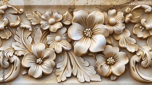 A close-up shot of a ceramic tile