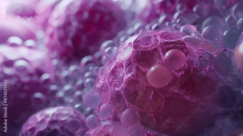 Human fat body tissue under microscope view for physiology education Human fat body tissue under microscope view for physiology education