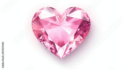 pink heart shaped diamond jewerl