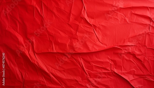 Wallpaper Mural red crumpled paper Torontodigital.ca