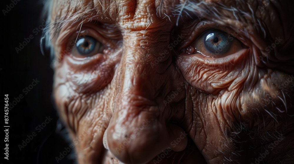 A highly detailed and realistic portrait of an elderly person with expressive wrinkles and deep character in their eyes. A highly detailed and realistic portrait of an elderly person with expressive wrinkles and deep character in their eyes.