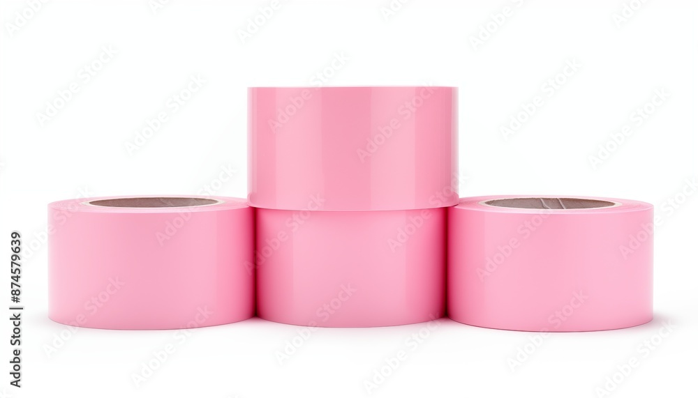 roll of pink tape, ribbon roll of pink tape, ribbon