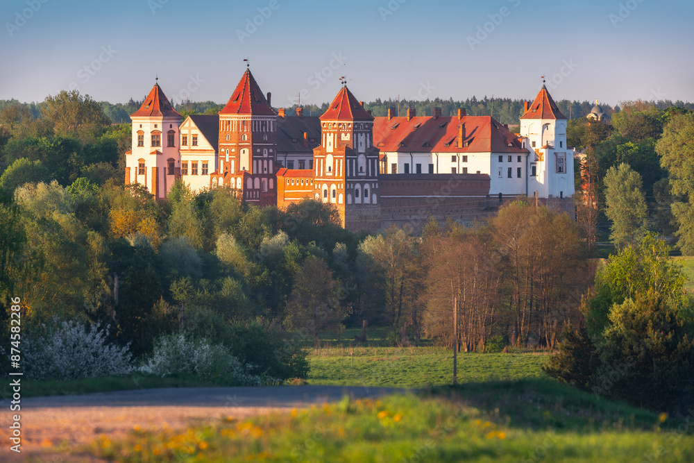 Naklejka premium Castle in Mir