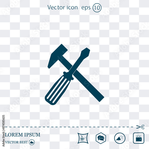 Vector illustration, light background.