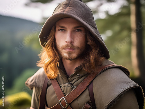 A man with Robin Hood fashion