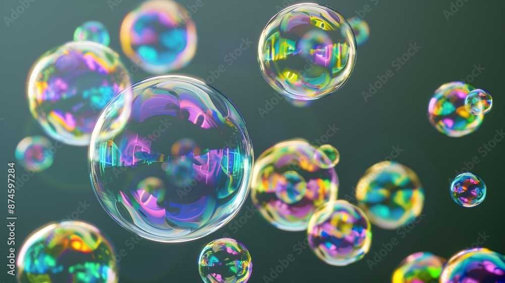 Set of soap bubbles isolated on a transparent background close-up. Flying soap bubbles in PNG format. Attributes of fun. Set of soap bubbles isolated on a transparent background close-up. Flying soap bubbles in PNG format. Attributes of fun.