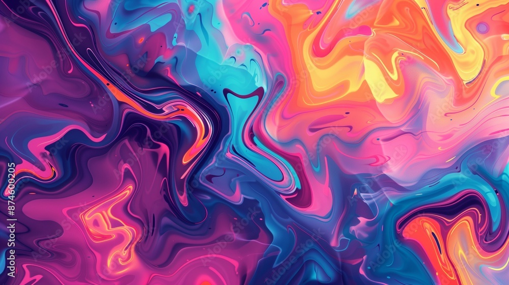 Vibrant and Playful Abstract Pop Art Background for Creative Projects, Generative AI Vibrant and Playful Abstract Pop Art Background for Creative Projects, Generative AI