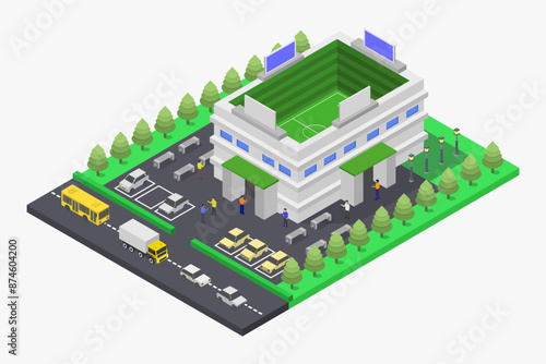 Isometric stadium
