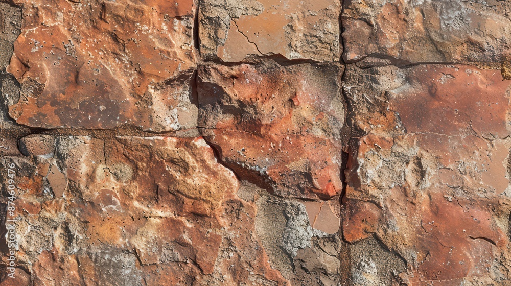 A photograph of a rustic terracotta tile A photograph of a rustic terracotta tile
