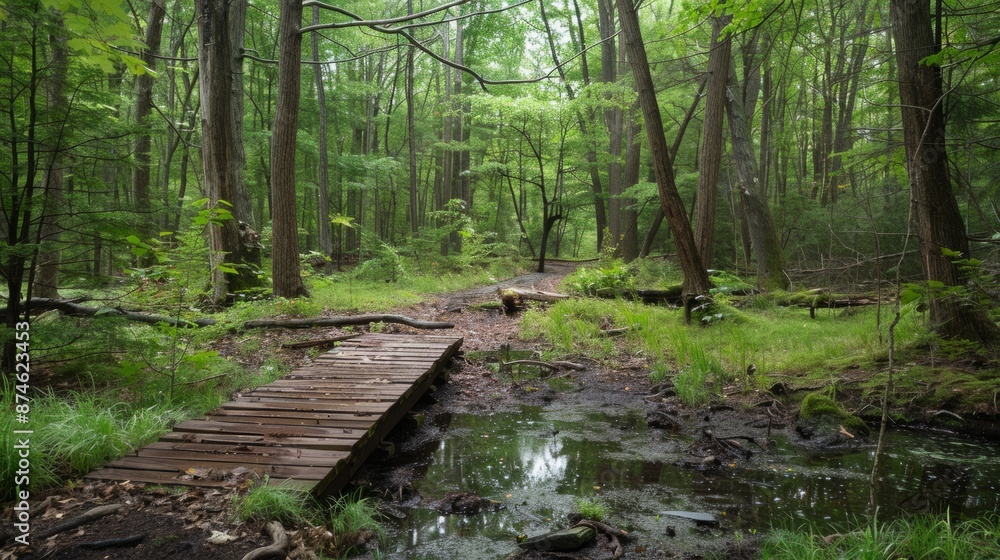 small wooden bridge generative ai small wooden bridge generative ai