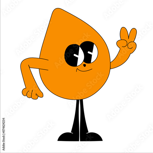 Coxinha Cartoon Aperitivo Brasileiro