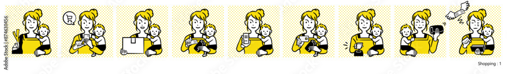 子育てママ｜買い物
