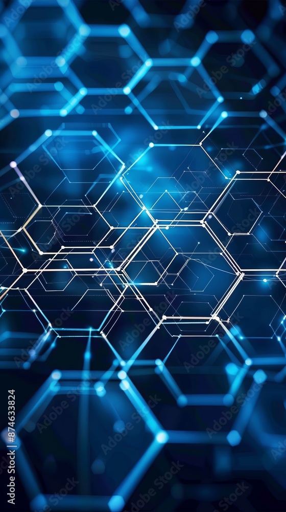 Technology abstract lines and dots connect background with hexagons. Hexagon grid. Hexagons connection digital data and big data concept. Hex digital data visualization. Vector illustration. Technology abstract lines and dots connect background with hexagons. Hexagon grid. Hexagons connection digital data and big data concept. Hex digital data visualization. Vector illustration.