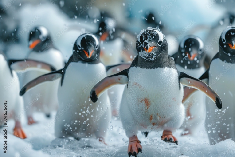 Penguins' Resilient Spirits: Dancing and Thriving in Antarctica's Harshness Penguins' Resilient Spirits: Dancing and Thriving in Antarctica's Harshness