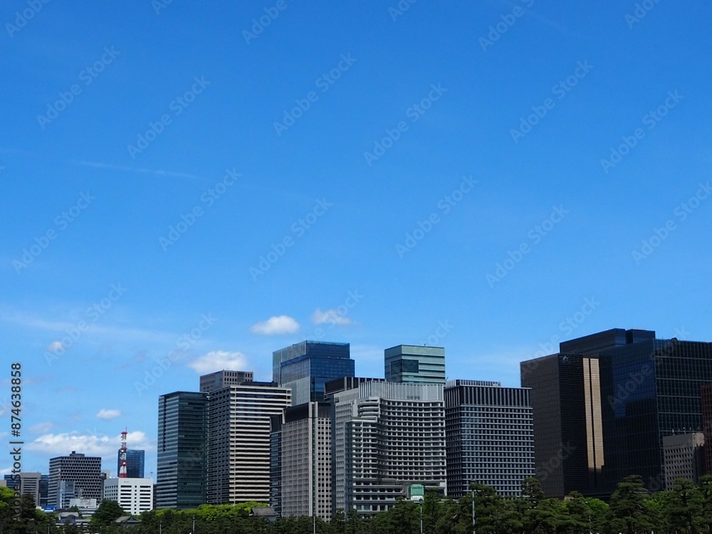 Fototapeta premium 東京のビル群