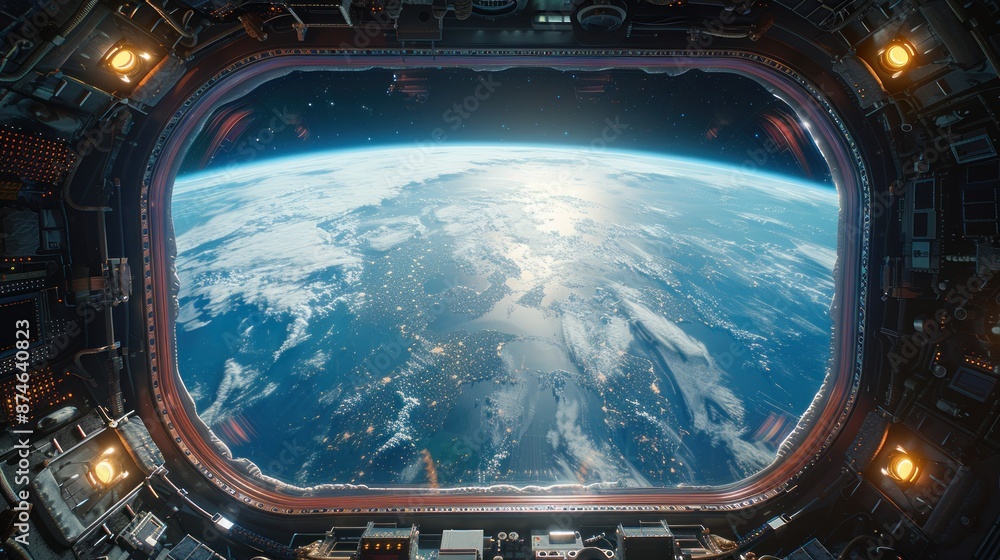 Earth from Space: A View from a Spacecraft Window Earth from Space: A View from a Spacecraft Window