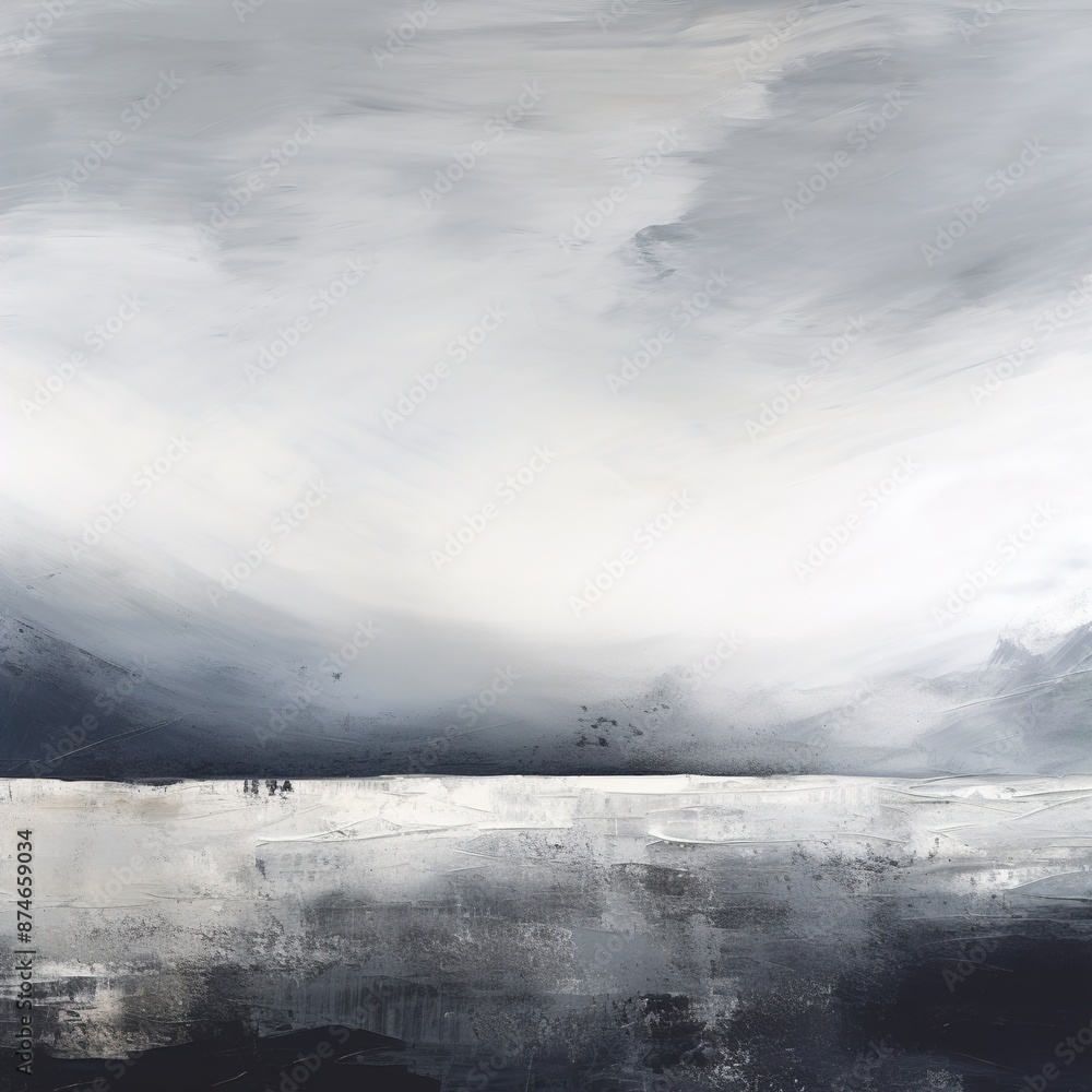 Obraz premium fog over the river