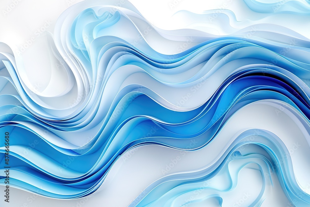 White background, simple and elegant mobile phone wallpaper with a blue gradient White background, simple and elegant mobile phone wallpaper with a blue gradient