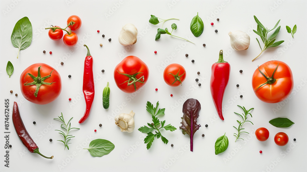 fresh organic vegetables isolated on white background fresh organic vegetables isolated on white background