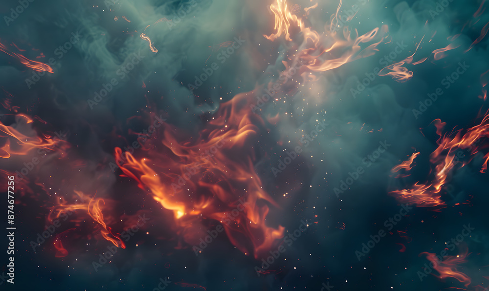 fire spark burn on dark background fire spark burn on dark background