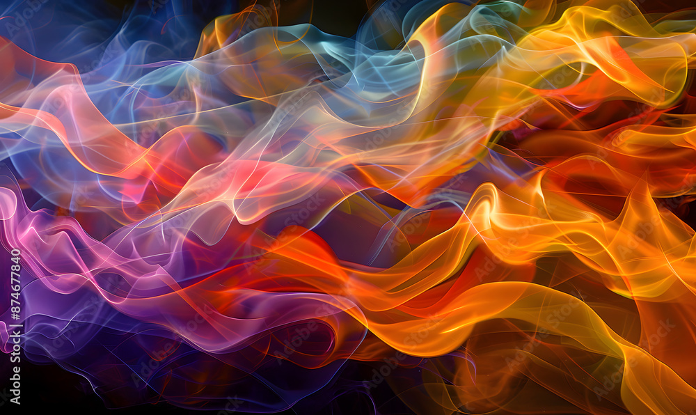 Obraz premium fire spark burn on dark background