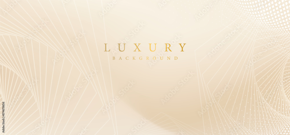 Abstract luxury Gold Lines on White Curved Background Abstract luxury Gold Lines on White Curved Background