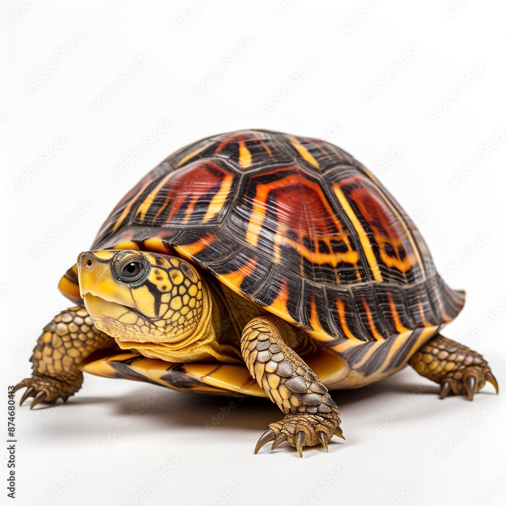 Obraz premium turtle on white background