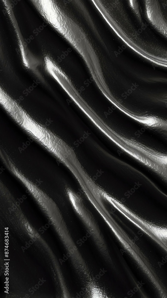 Fototapeta premium a closeup of a textured black and white surface the su background