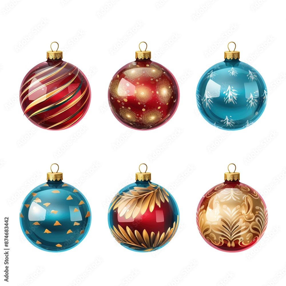 set of christmas balls set of christmas balls