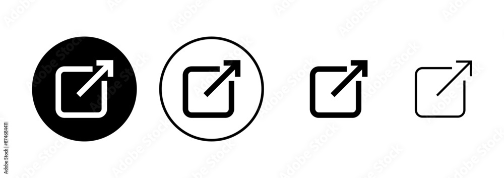 Link icon vector isolated on white background. Link vector icon. External link symbol vector icon. Hyperlink symbol Link icon vector isolated on white background. Link vector icon. External link symbol vector icon. Hyperlink symbol