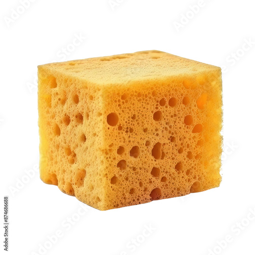 Sponge isolate on transparent png. 