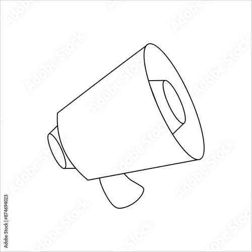 Linear indonesian independence day icon vector illustration