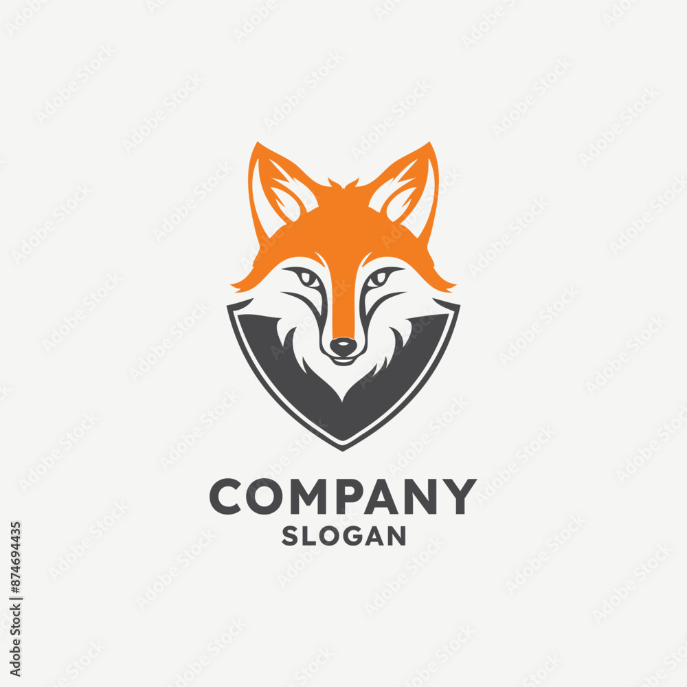 Obraz premium Fox Logo template