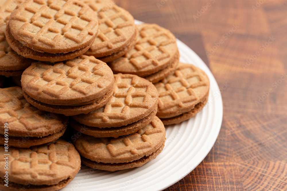 Creamy Round Peanut Butter Sandwhich Biscuit Cookies Creamy Round Peanut Butter Sandwhich Biscuit Cookies