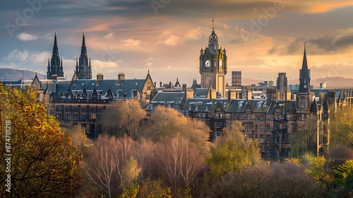 View of the University of Glasgow - Scotland