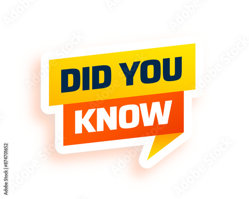 did you know facts template for social talk and discussion