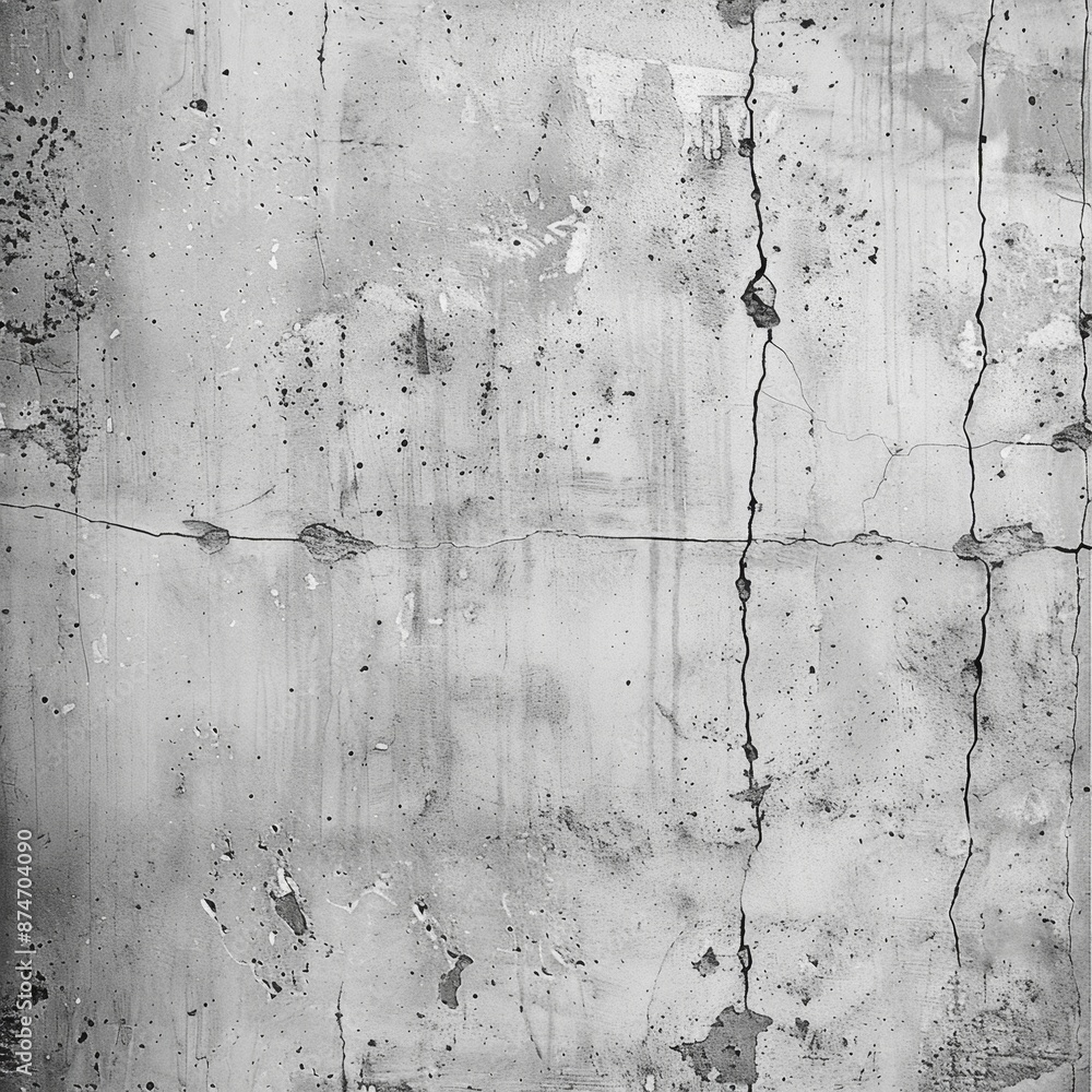 Obraz premium Abstract Distressed Concrete Wall Texture Background, Highlighting Natural Elements, Artistic Aesthetics, and a Sense of Solitude for Decorative High-Resolution Wallpaper