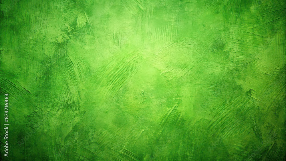 Fototapeta premium Green textured background with brush strokes, green, texture, background, brush strokes, artistic, abstract, design, vibrant