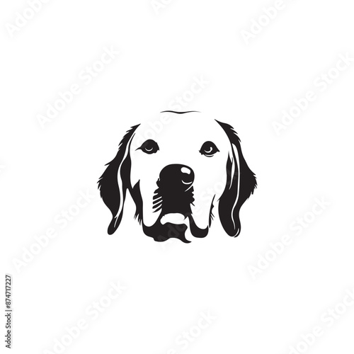 Dog silhouette vector design eps