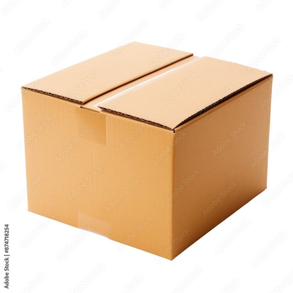 Cardboard box isolate on transparent png.
Cardboard box isolate on transparent png.