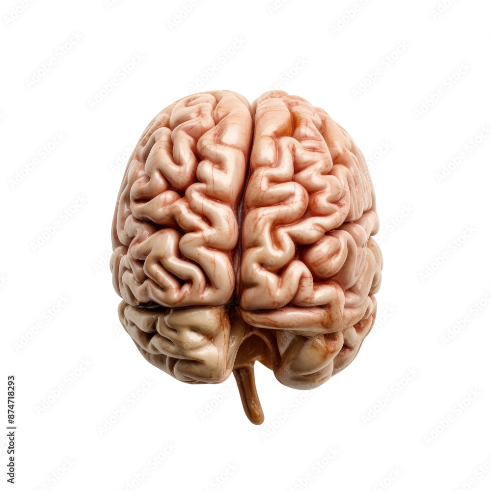 Human brain isolate on transparent png.
Human brain isolate on transparent png.
