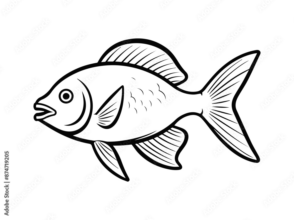 fish silhouette vector illustration fish silhouette vector illustration