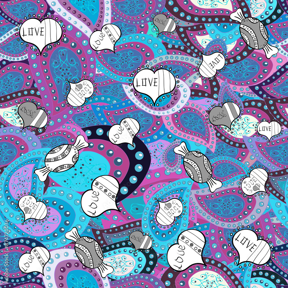 Naklejka premium abstract super cute and nice interesting picture