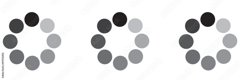 Loading Icon Isolated on white Background Loading Icon Isolated on white Background
