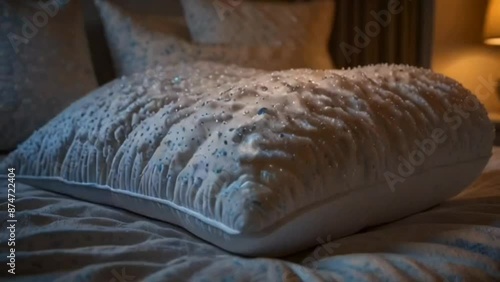 bed in room