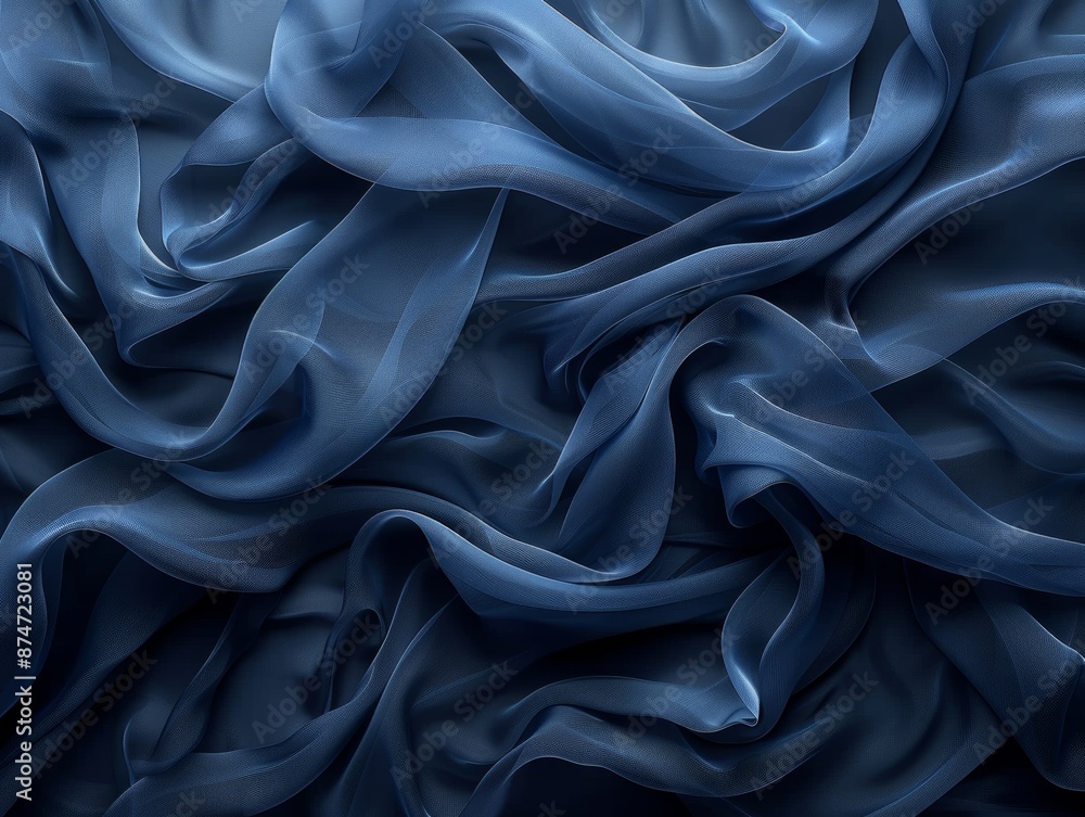 Close-Up Macro Photography of Silk Fabric with Elegant Folds and Smooth Fluidity, Showcasing Abstract Art and Detailed Texture Close-Up Macro Photography of Silk Fabric with Elegant Folds and Smooth Fluidity, Showcasing Abstract Art and Detailed Texture