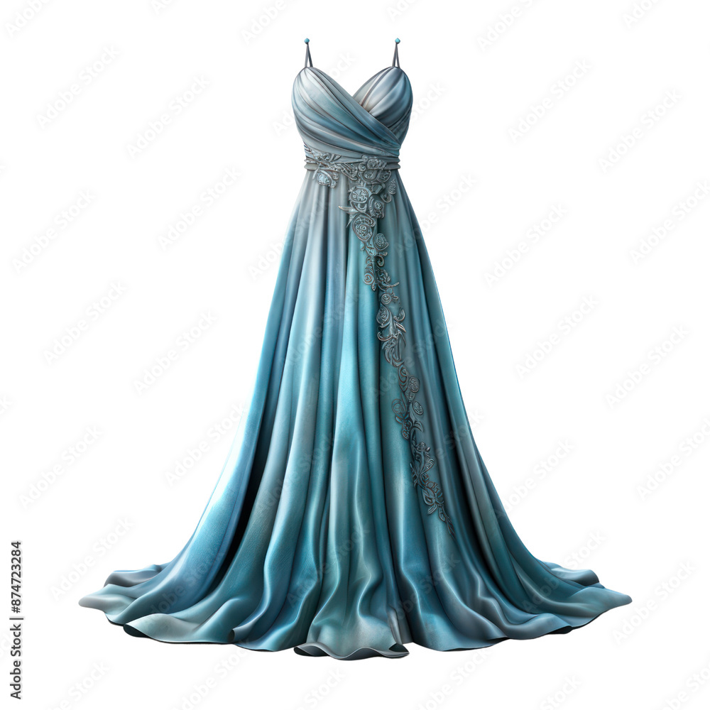 Dress isolate on transparent png.
Dress isolate on transparent png.